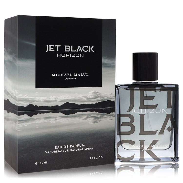 ספריי Jet Black Horizon Eau De Parfum מאת מייקל מלול | משלוח חינם לבית ♕ | קומסטיקס ייבוא מקביל