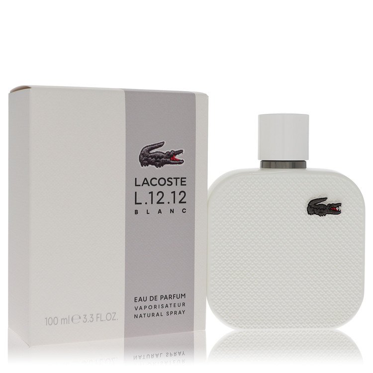 Lacoste Eau De Lacoste L.12.12 Blanc Eau De Parfum Spray By Lacoste | משלוח חינם לבית ♕ | קומסטיקס ייבוא מקביל