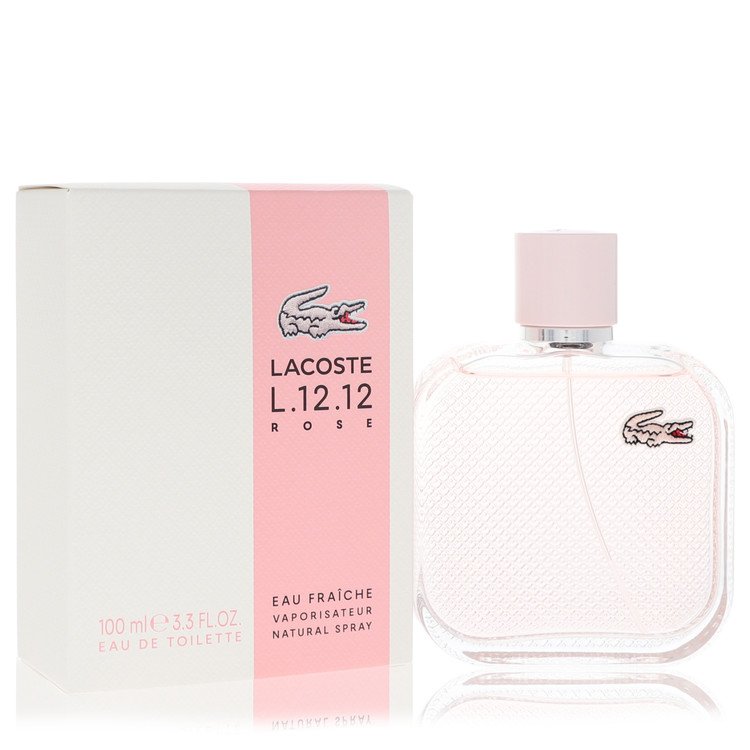 Lacoste Eau De Lacoste L.12.12 Rose Eau Fraiche Eau De Toilette Spray By Lacoste | משלוח חינם לבית ♕ | קומסטיקס ייבוא מקביל
