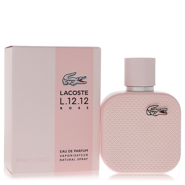 Lacoste Eau De Lacoste L.12.12 Rose Eau De Parfum Spray By Lacoste | משלוח חינם לבית ♕ | קומסטיקס ייבוא מקביל