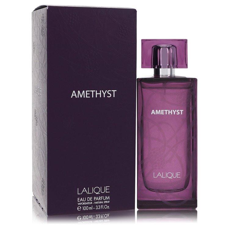 בושם לאישה לליק אמטיסט אדפ Lalique Amethyst Eau de Parfum Spray בניחוח דומדמניות שחורות אציליות, אוכמניות, אדמונית ומושק דומיננטי