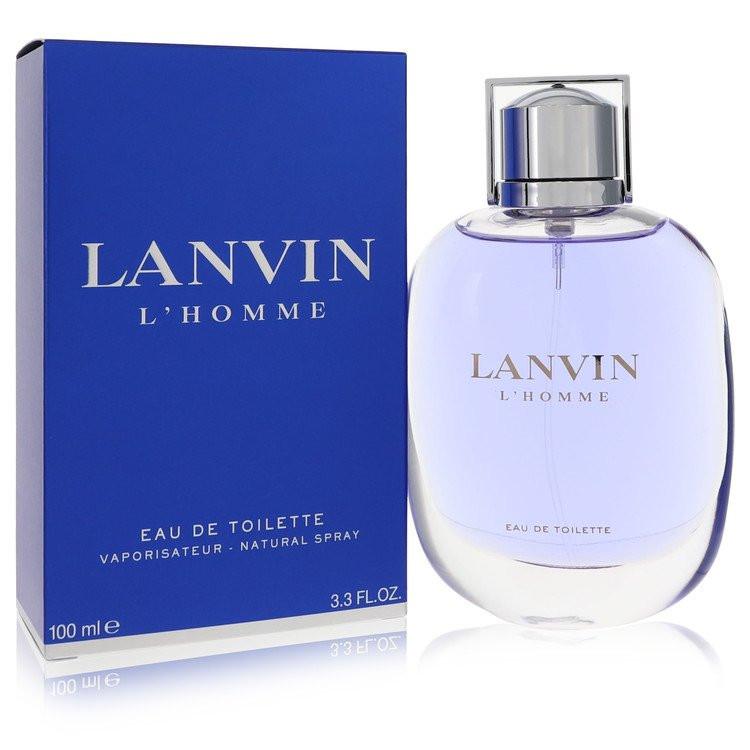 בושם לגבר לנבין להום אדט Lanvin L'Homme Eau de Toilette Spray בניחוח לבנדר אצילי, ברגמוט, מרווה, אלגום ומושק דומיננטי