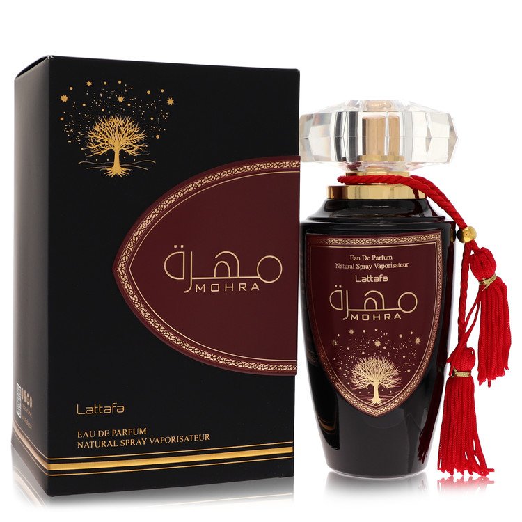Lattafa Mohra Eau De Parfum Spray (יוניסקס) מאת Lattafa | משלוח חינם לבית ♕ | קומסטיקס ייבוא מקביל