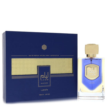 Lattafa Liam Blue Shine Eau De Parfum Spray (יוניסקס) מאת Lattafa | משלוח חינם לבית ♕ | קומסטיקס ייבוא מקביל