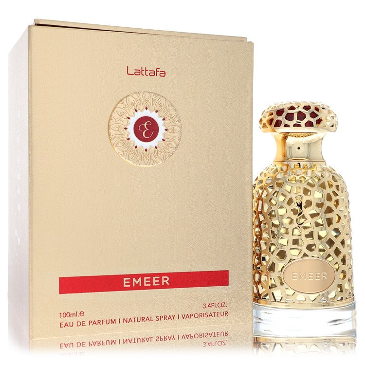 Lattafa Emeer Eau De Parfum Spray (יוניסקס) מאת Lattafa | משלוח חינם לבית ♕ | קומסטיקס ייבוא מקביל