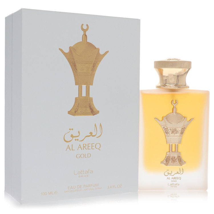 Lattafa Al Areeq Gold Eau De Parfum Spray (יוניסקס) מאת Lattafa | משלוח חינם לבית ♕ | קומסטיקס ייבוא מקביל