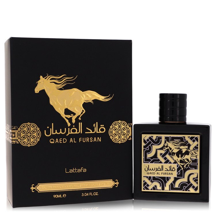 Lattafa Qaed Al Fursan Eau De Parfum Spray By Lattafa | משלוח חינם לבית ♕ | קומסטיקס ייבוא מקביל