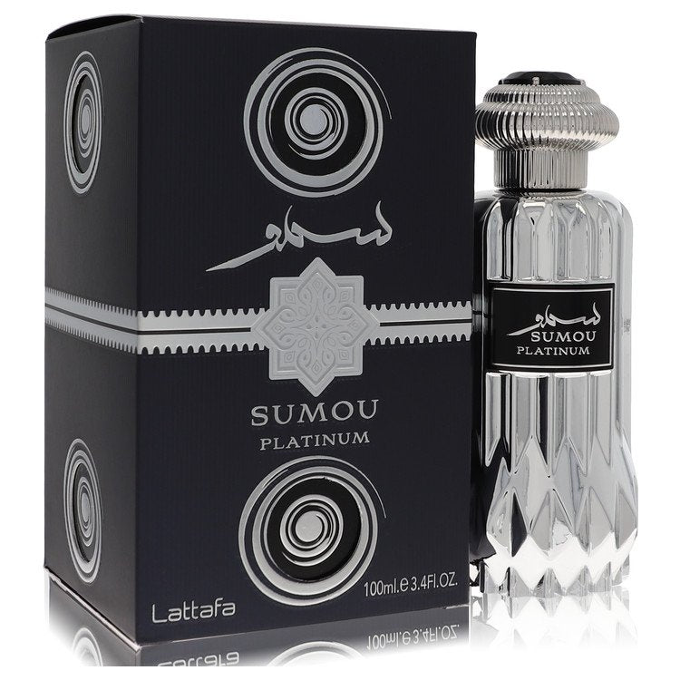 Lattafa Sumou Platinum Eau De Parfum Spray (יוניסקס) מאת Lattafa | משלוח חינם לבית ♕ | קומסטיקס ייבוא מקביל