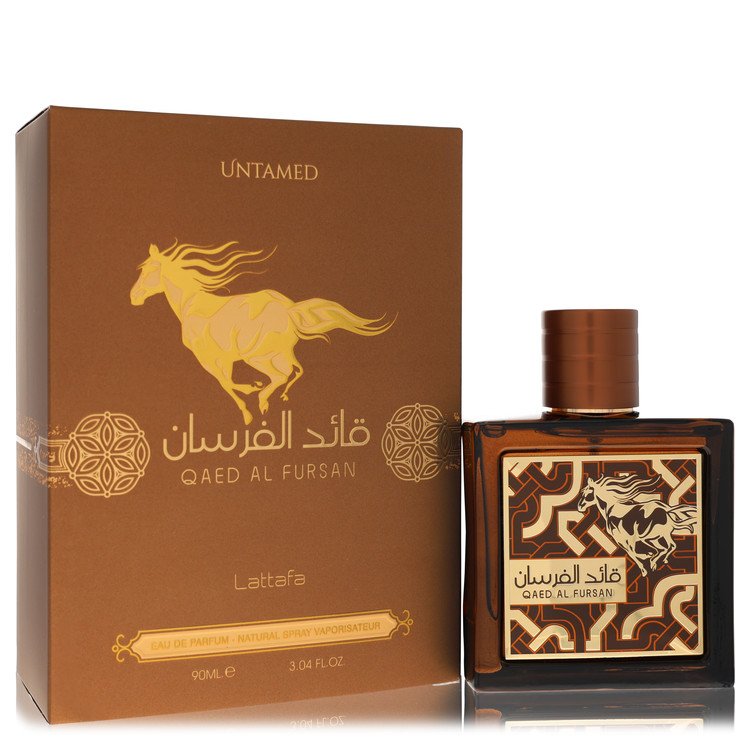 Lattafa Kaed Al Fursan Untabed Eau De Parfum Spray (יוניסקס) מאת Lattafa | משלוח חינם לבית ♕ | קומסטיקס ייבוא מקביל