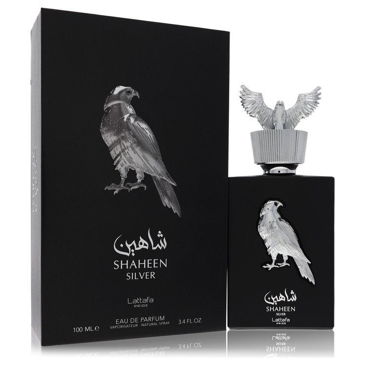 Lattafa Pride Shaheen Silver Eau De Parfum Spray (יוניסקס) מאת Lattafa | משלוח חינם לבית ♕ | קומסטיקס ייבוא מקביל