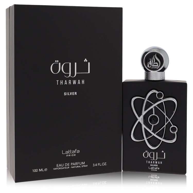 Lattafa Pride Tharwah Silver Eau De Parfum Spray By Lattafa | משלוח חינם לבית ♕ | קומסטיקס ייבוא מקביל