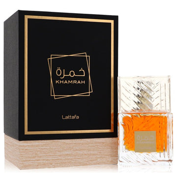 Lattafa Khamrah Eau De Parfum Spray (יוניסקס) מאת Lattafa | משלוח חינם לבית ♕ | קומסטיקס ייבוא מקביל