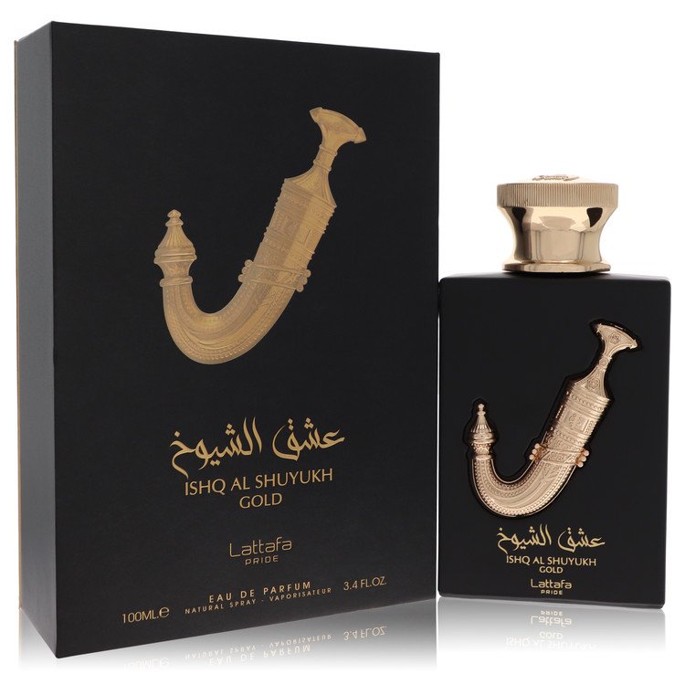 Lattafa Pride Ishq Al Shuyukh Gold Eau De Parfum Spray (יוניסקס) מאת Lattafa | משלוח חינם לבית ♕ | קומסטיקס ייבוא מקביל
