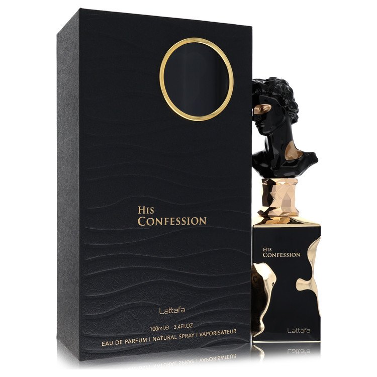 Lattafa His Confession Eau De Parfum Spray By Lattafa | משלוח חינם לבית ♕ | קומסטיקס ייבוא מקביל