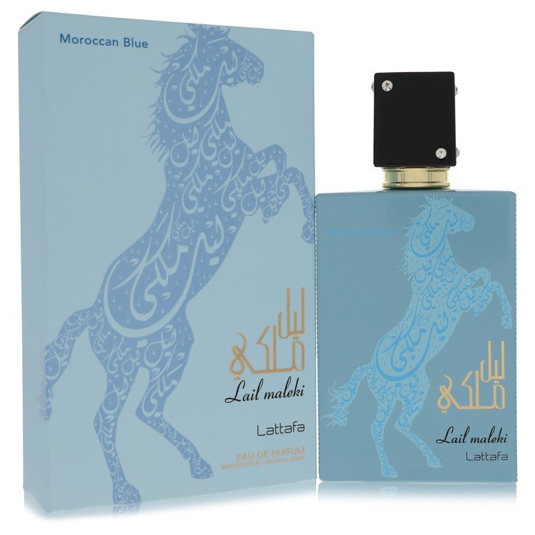 Lattafa Lail Maleki Morrocan Blue Eau De Parfum Spray (יוניסקס) מאת Lattafa | משלוח חינם לבית ♕ | קומסטיקס ייבוא מקביל