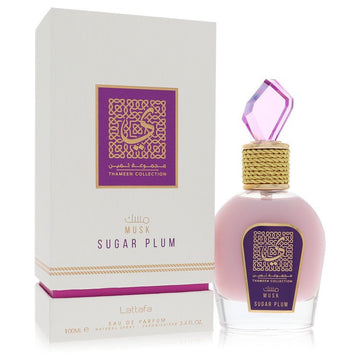 Lattafa Musk Sugar Plum Eau De Parfum Spray (יוניסקס) מאת Lattafa | משלוח חינם לבית ♕ | קומסטיקס ייבוא מקביל