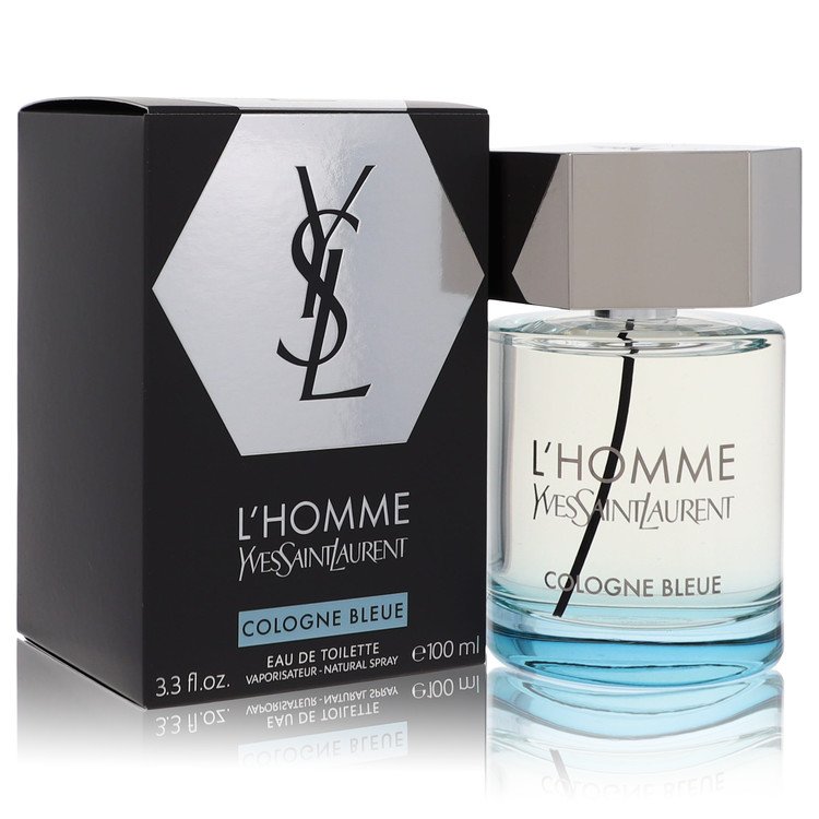 L'homme Cologne Bleue Eau De Toilette ספריי מאת איב סן לורן | משלוח חינם לבית ♕ | קומסטיקס ייבוא מקביל