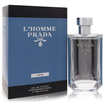Prada L'homme L'eau Eau De Toilette Spray By Prada | משלוח חינם לבית ♕ | קומסטיקס ייבוא מקביל