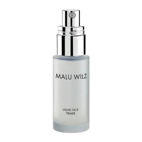 Malu Wilz Liquid Face Primer professional 3-in-1 silicone-free base and setting spray with orchid extract