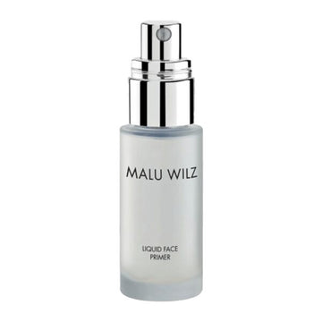 Malu Wilz Liquid Face Primer professional 3-in-1 silicone-free base and setting spray with orchid extract