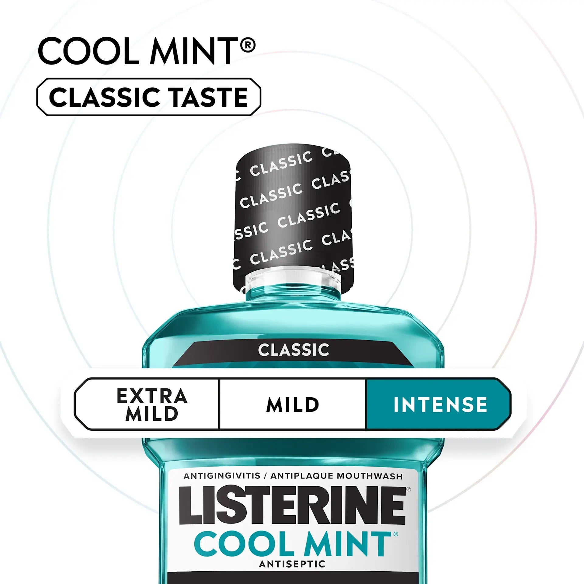 Listerine | ליסטרין - Cool Mint Mild Taste | שטיפת פה ללא אלכוהול בטעם מעודן (500 מ"ל)