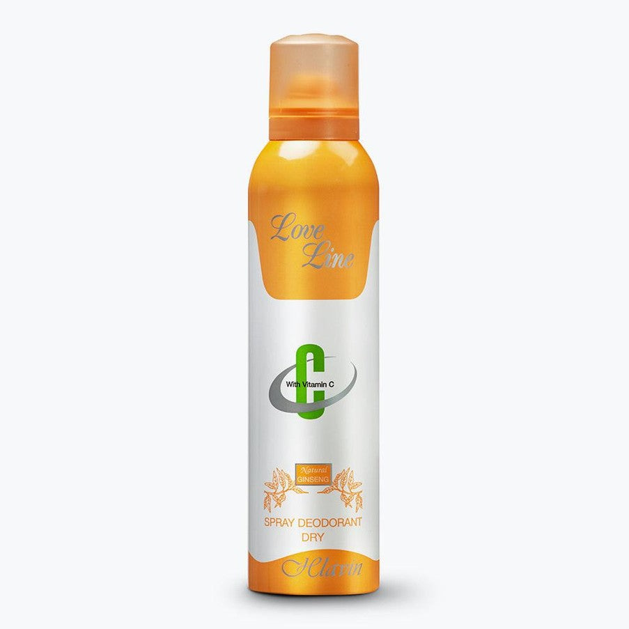 דאודורנט ספריי LOVE LINE ריח תפוזים - Helavin | חלאבין (187 מ"ל).