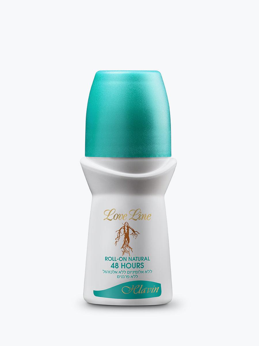 דאודורנט רול-און Love Line - ריח מרענן ומתמשך - Helavin | חלאבין (60 מ"ל).