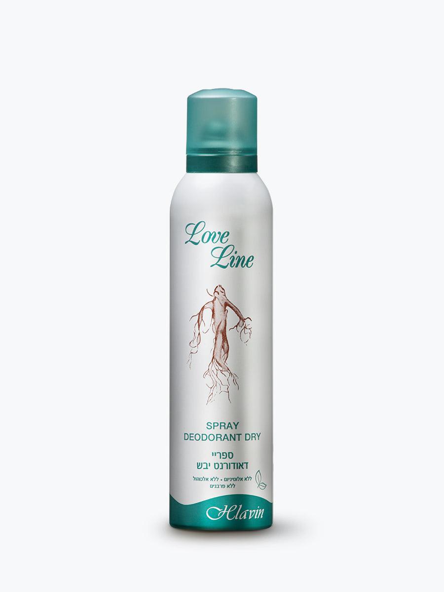 דאודורנט ספריי Love Line - ריח נעים ומרענן - Helavin | חלאבין (187 מ"ל).