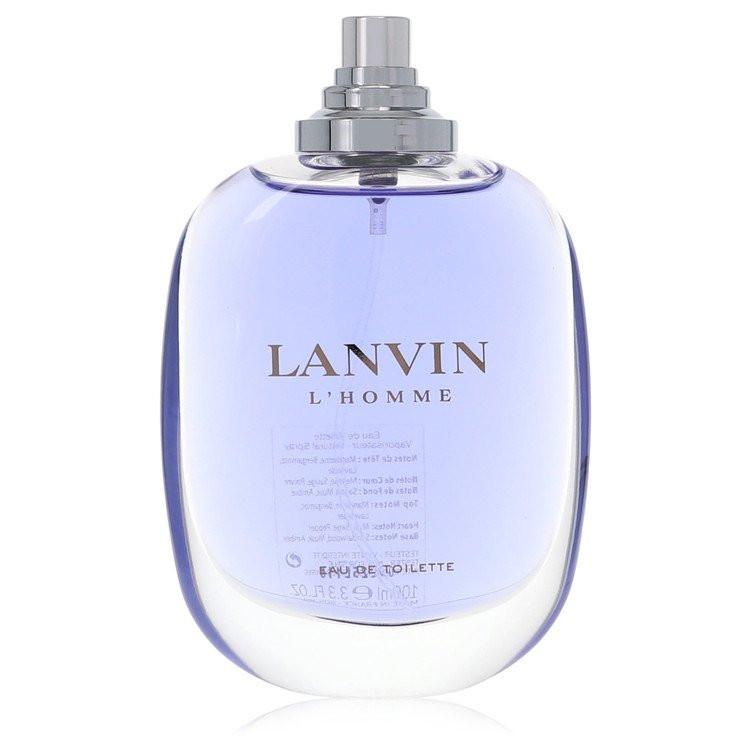 בושם לגבר לנבין להום אדט טסטר Lanvin L'Homme Eau de Toilette Tester בניחוח לבנדר אצילי, ברגמוט, מרווה, אלגום ומושק דומיננטי