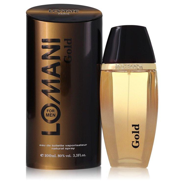 בושם לגבר לומני גולד אדט Lomani Gold Eau de Toilette Spray בניחוח ארז אצילי, ברגמוט, לבנדר, ענבר ומושק לבן דומיננטי