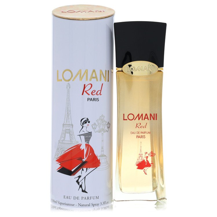 ספריי Lomani Red Eau De Parfum By Lomani | משלוח חינם לבית ♕ | קומסטיקס ייבוא מקביל