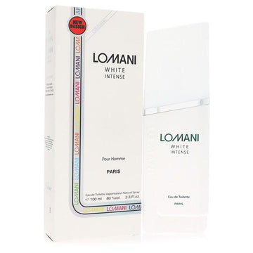 בושם לגבר לומני וויט אינטנס אדט Lomani White Intense Eau de Toilette Spray בניחוח ארז אצילי, ברגמוט, הל, ענבר ומושק לבן דומיננטי