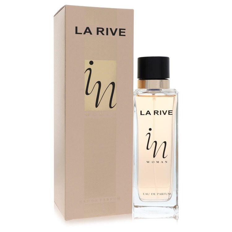 בושם לאישה לה ריב אין וומן אדפ La Rive In Woman Eau de Parfum Spray בניחוח ורד אצילי, וניל, דומדמניות שחורות ופצ'ולי דומיננטי