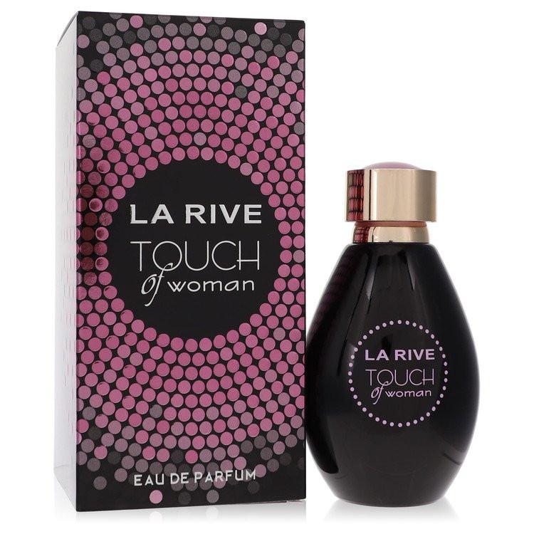 בושם לאישה לה ריב טאץ' אוף וומן אדפ La Rive Touch of Woman Eau de Parfum Spray בניחוח פרחים לבנים אציליים, וניל, אפרסק ועץ אלגום דומיננטי