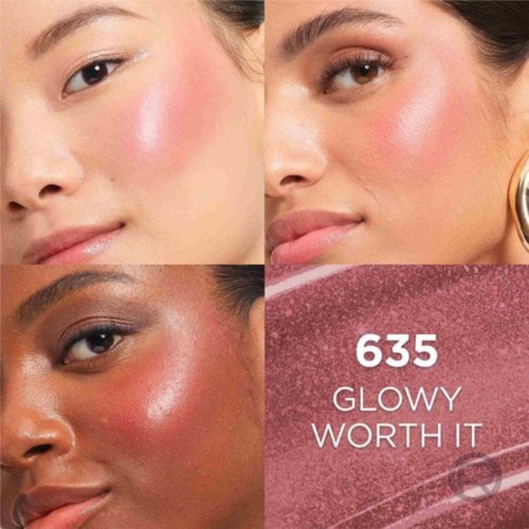 L'Oreal Paris Lumi Liquid Blush – סומק נוזלי למראה זוהר וקורן בגימור טבעי | 10 מ"ל