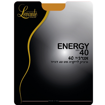 גרביון Levante Energy אנרג'י 40 דנייר יוקרתי לנשים בגימור מט אלגנטי תוצרת איטליה
