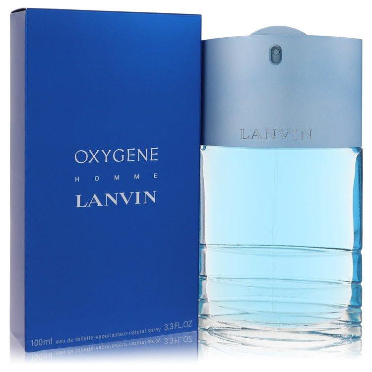 בושם לגבר לנבין אוקסיג'ן אדט Lanvin Oxygene Eau de Toilette Spray בניחוח עץ ארז אצילי, ערער, כוסברה, מושק לבן וענבר דומיננטי