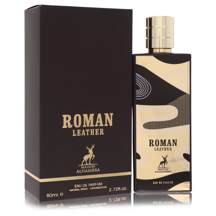 Maison Alhambra Roman Leather Eau De Parfum Spray (יוניסקס) מאת Maison Alhambra | משלוח חינם לבית ♕ | קומסטיקס ייבוא מקביל