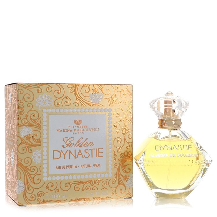 Golden Dynastie Eau De Parfum ספריי מאת מרינה דה בורבון | משלוח חינם לבית ♕ | קומסטיקס ייבוא מקביל