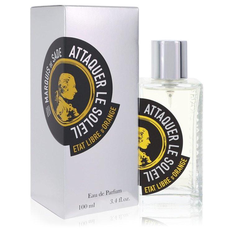 בושם אטה ליברה ד'אורנז' מרקיז דה סאד Marquis de Sade Attaquer le Soleil Eau de Parfum יוניסקס בבקבוק אצילי המקרין יוקרה צרפתית, עומק עצי וסטייל מלוטש