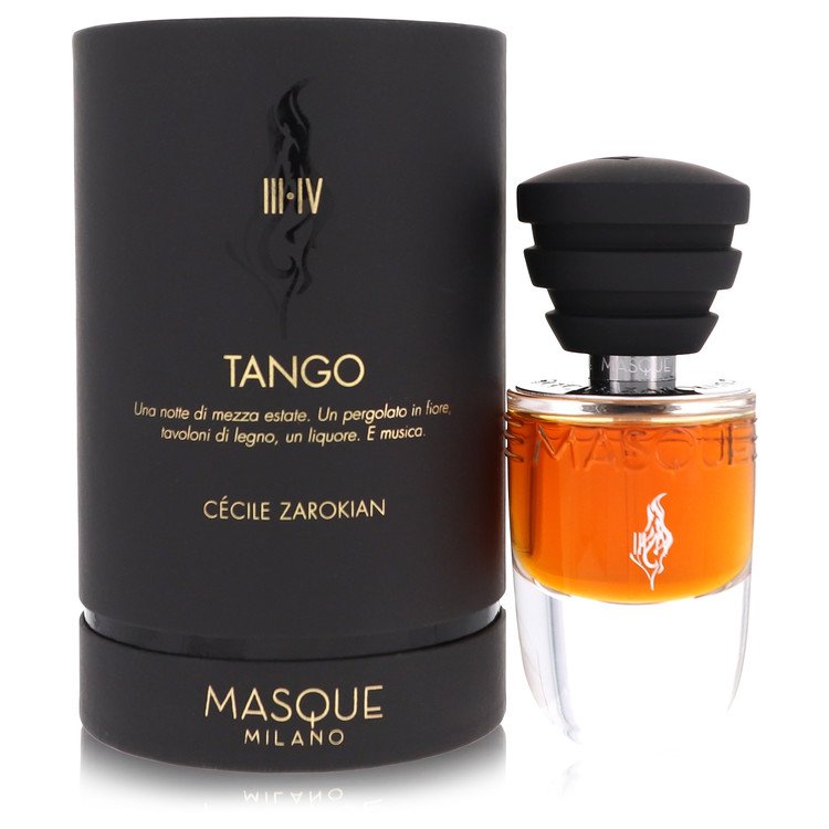 Masque Milano Tango Eau De Parfum Spray (יוניסקס) מאת Masque Milano | משלוח חינם לבית ♕ | קומסטיקס ייבוא מקביל