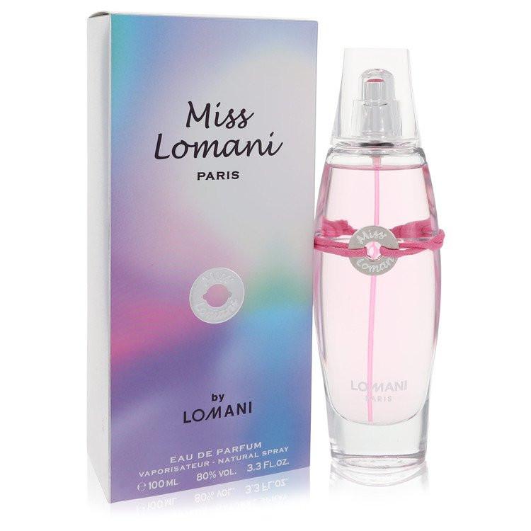 בושם לאישה לומני מיס לומני אדפ Lomani Miss Lomani Eau de Parfum Spray בניחוח יסמין אצילי, תפוח ירוק, דובדבן, ורד ומושק לבן דומיננטי