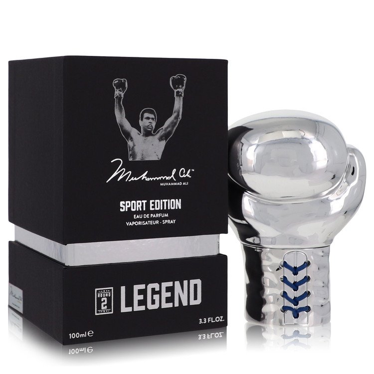 Muhammad Ali Legend Round 2 Eau De Parfum Spray (מהדורת ספורט) מאת מוחמד עלי | משלוח חינם לבית ♕ | קומסטיקס ייבוא מקביל