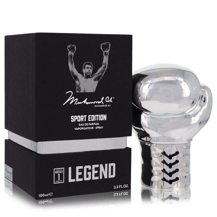 Muhammad Ali Legend Round 1 Eau De Parfum Spray (מהדורת ספורט) מאת מוחמד עלי | משלוח חינם לבית ♕ | קומסטיקס ייבוא מקביל