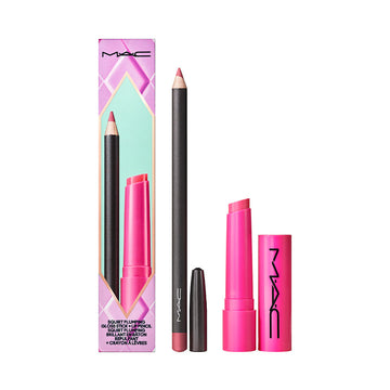 מארז שפתיים מקצועי M·A·C Anything's Glossible Lip Combo Kit הכולל תוחם, שפתון וגלוס למראה מבריק