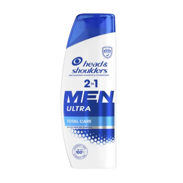 שמפו ומרכך הד אנד שולדרס לגבר Men Ultra Sports Fresh עם מינרלים מהים למניעת קשקשים וניקוי עמוק 625 מ"ל Head & Shoulders