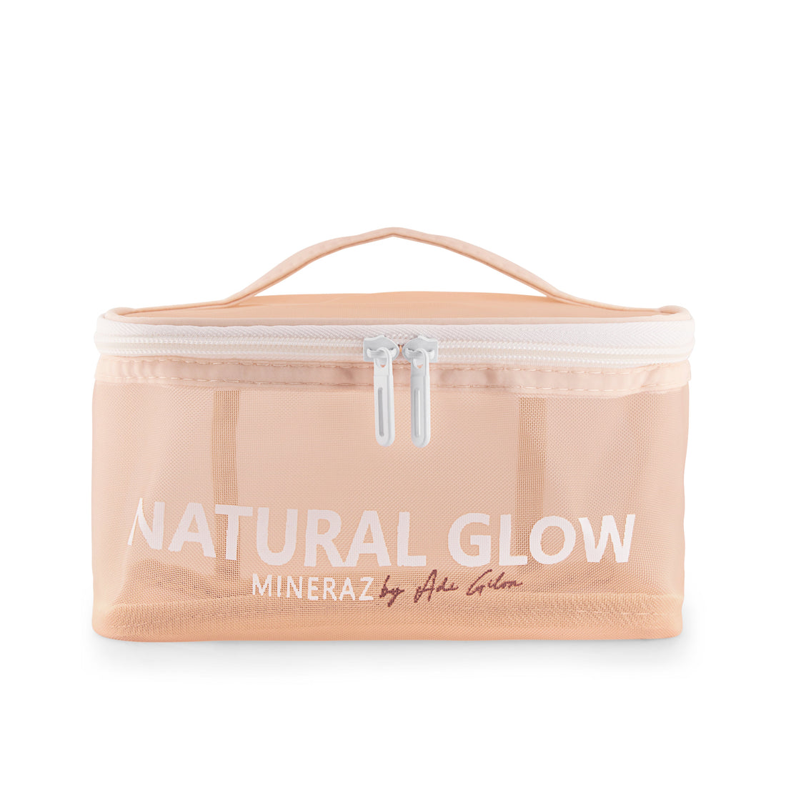 תיק איפור מרווח ומעוצב של מינרז MINERAZ לארגון מוצרי טיפוח ואיפור לנסיעות וליומיום