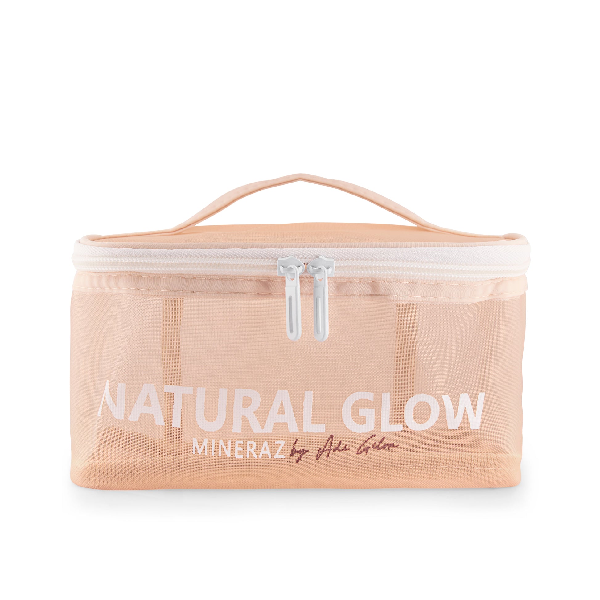 תיק איפור מרווח ומעוצב של מינרז MINERAZ לארגון מוצרי טיפוח ואיפור לנסיעות וליומיום