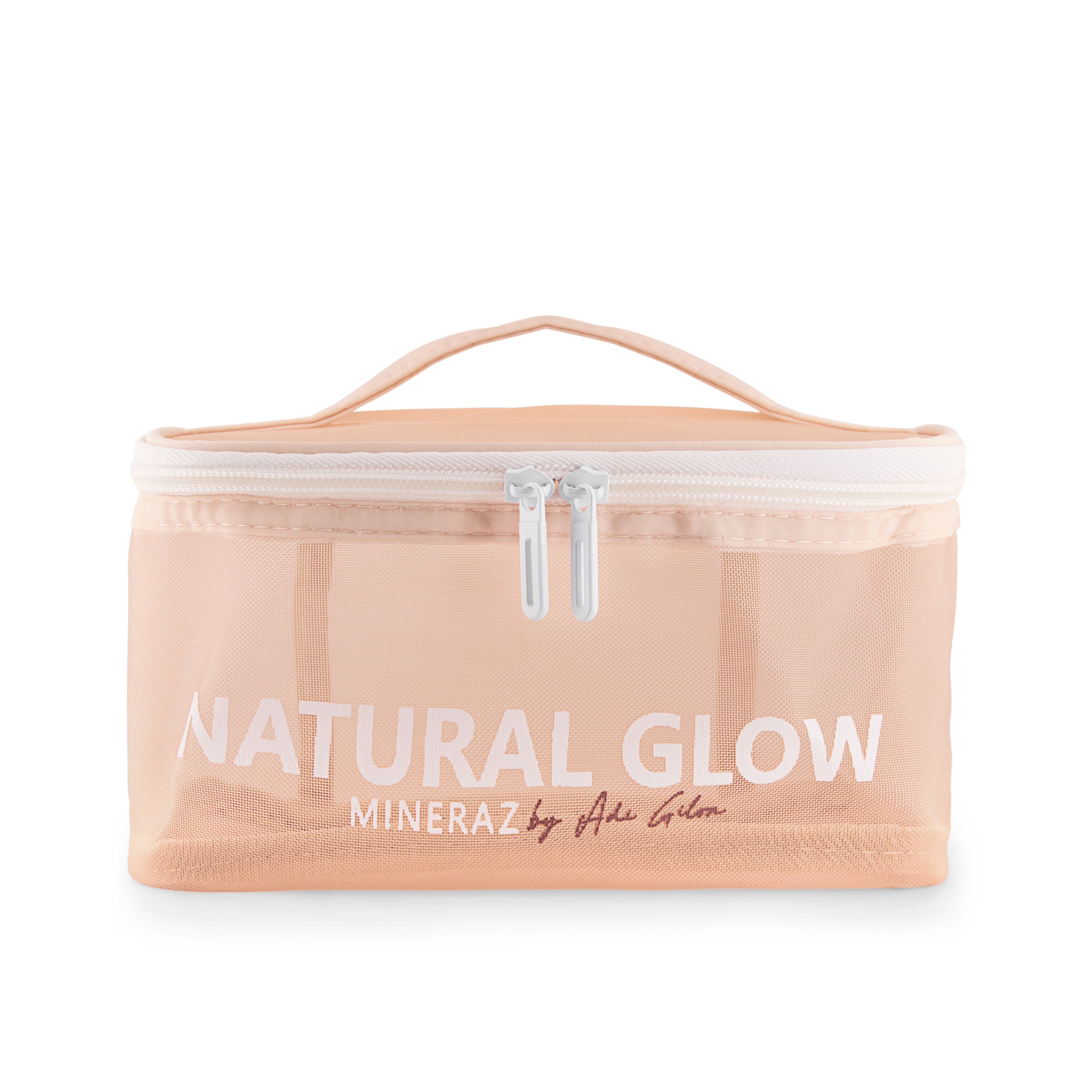 תיק איפור מרווח ומעוצב של מינרז MINERAZ לארגון מוצרי טיפוח ואיפור לנסיעות וליומיום