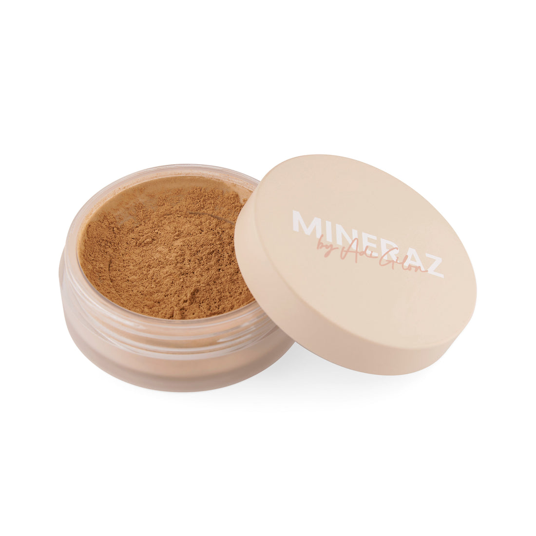 מייקאפ מינרלי בגוון בינוני-שזוף זית 4 ב-1 של מינרז MINERAZ כיסוי טבעי והגנה מהשמש 30 מ"ל
